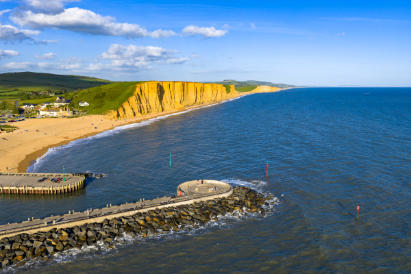 West Bay pier with Freshwater Beach in background (2)